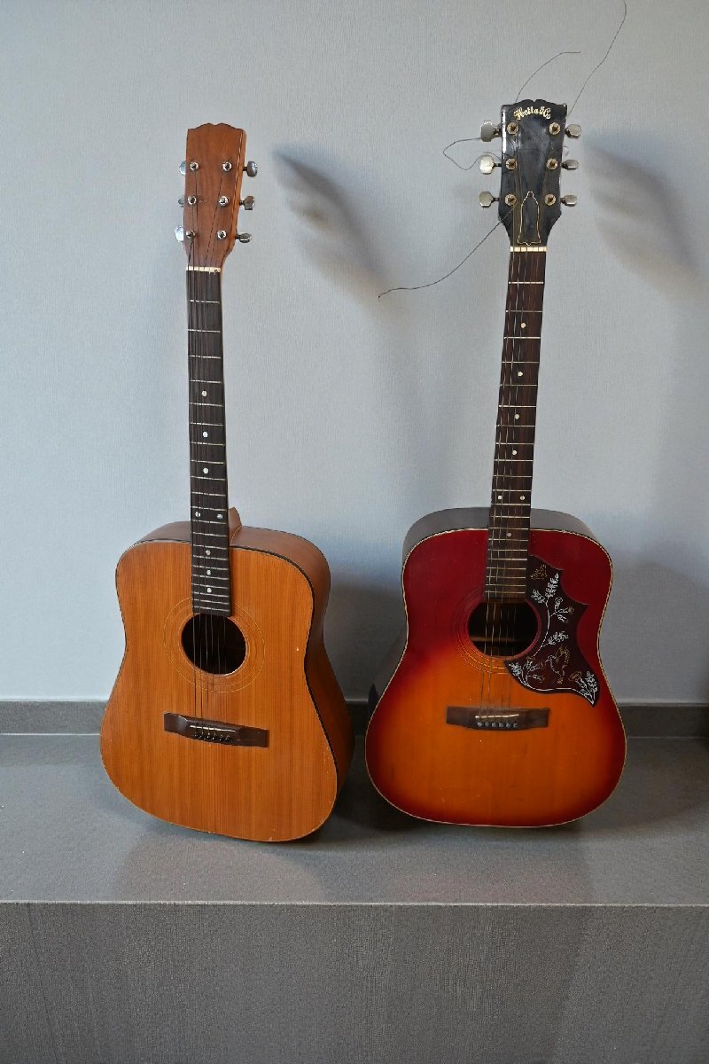 ○アコースティックギター 2点セット HOTTA 艶のよいギター 古道具のgplus広島 2511i_画像1