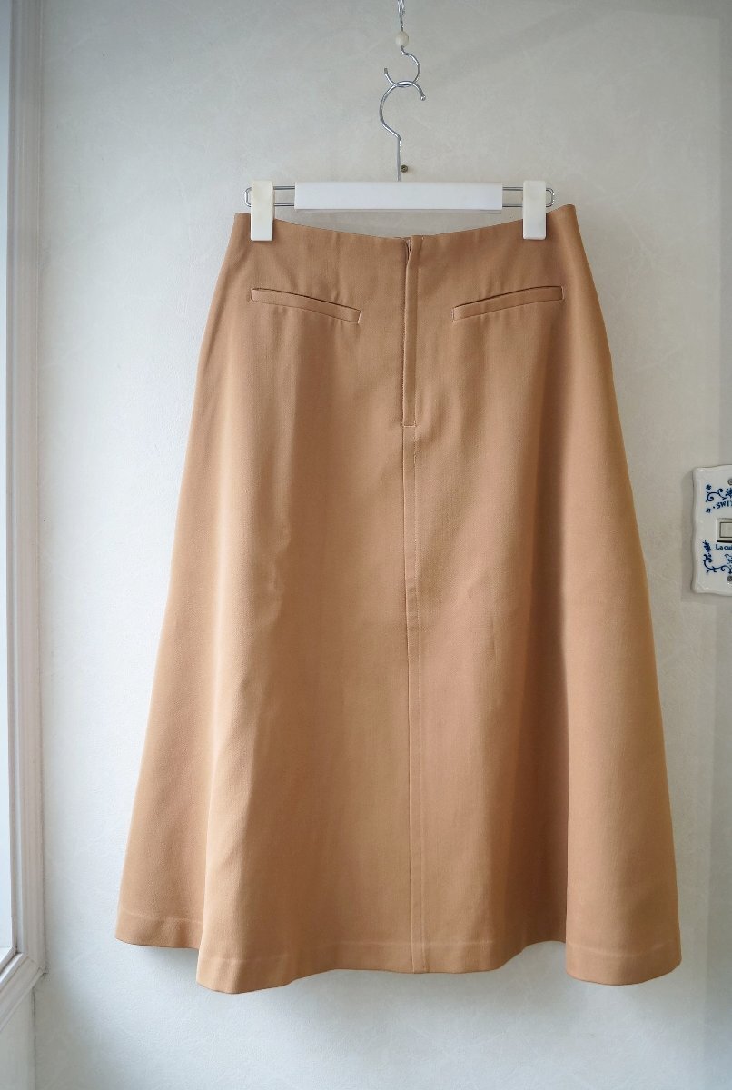 ★martinique（マルティニーク）*秋冬オススメ ウール混フレアスカート　キャメル2*　古着のgplus広島　2511t1　_画像2