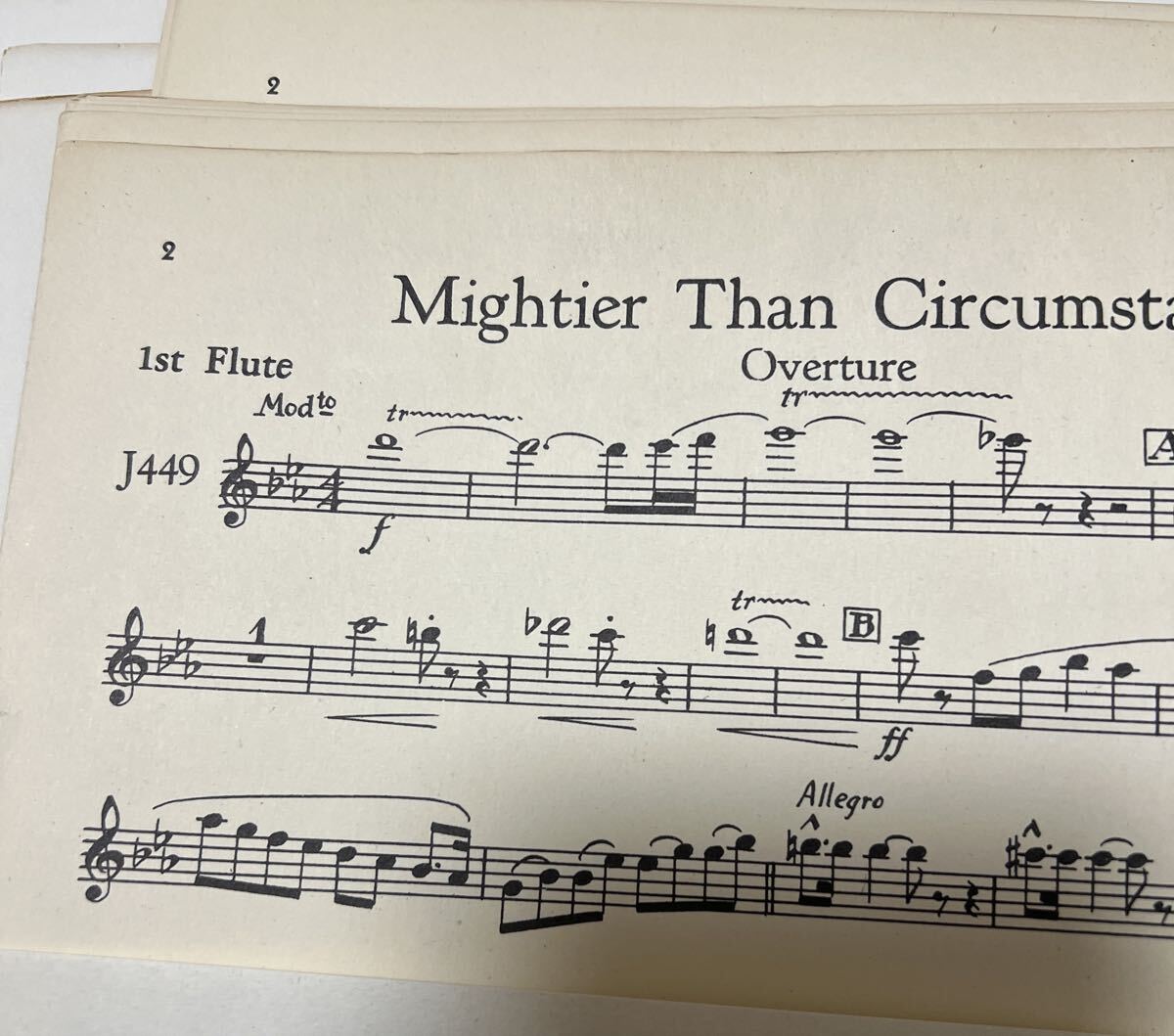 絶版　フランカイザー　序曲「逆境より強し」　スコアなし_画像4