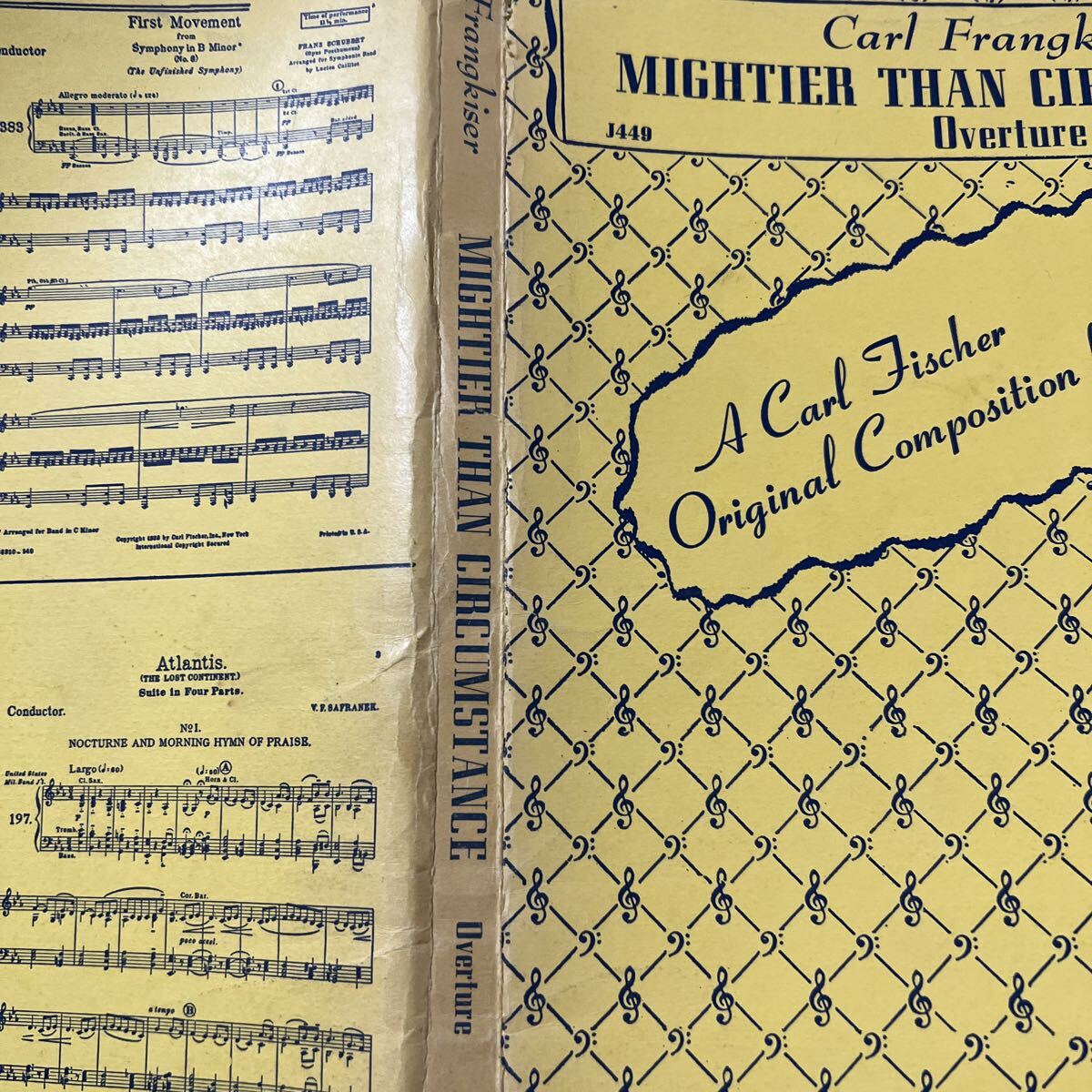 絶版　フランカイザー　序曲「逆境より強し」　スコアなし_画像2