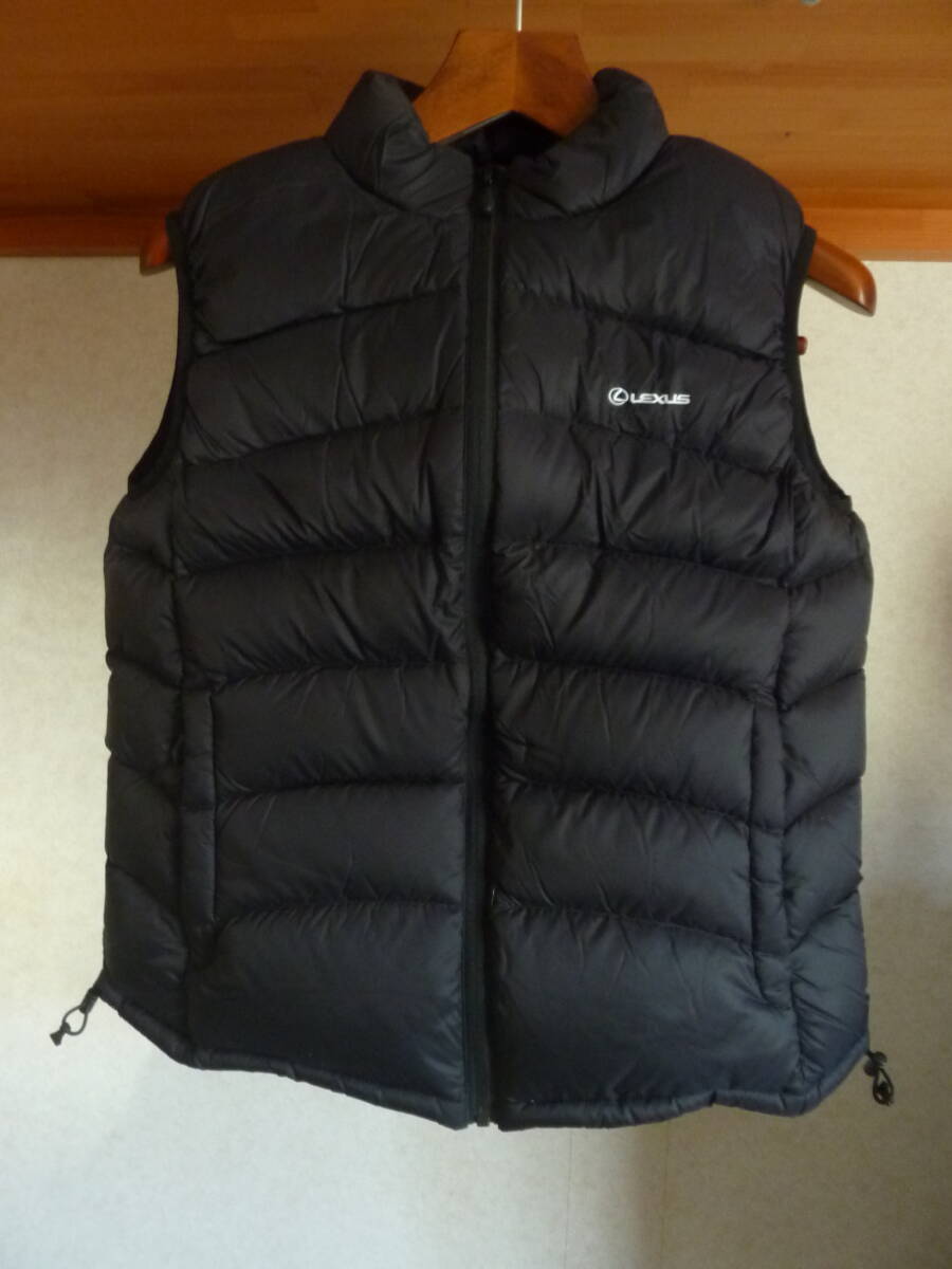 ★☆ 【未使用】レクサス LEXUS ライトダウンベスト　ブラック　メンズLサイズ　 ☆★_画像4