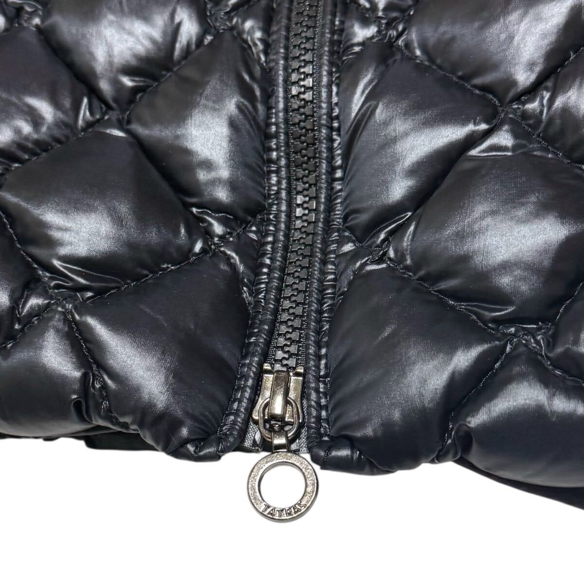 1円〜　極美品 タトラス DEADIA キルティング ダウンコート ファー付き 03 TATRAS ブラック ダウンジャケット Aライン ダウンジャケット _画像7