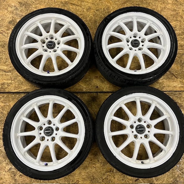 スイフト WORK EMOTION 11R 17インチ 7J+53 PCD114.3 5H ハブ径73.3 215/40R17 タイヤ付き スイスポ スポーツ ZC32S ZC33S 5穴 シルビア_画像1