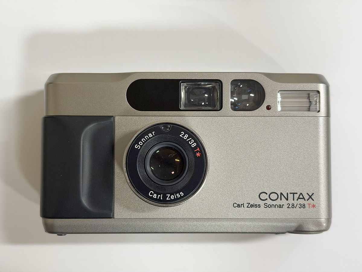 【美品・ジャンク・送料無料】コンタックス CONTAX T2 チタンシルバー_画像2