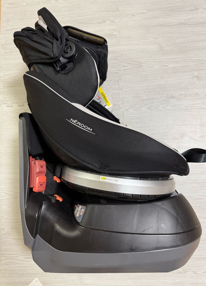 Combi コンビ チャイルドシート エッグショック ネムールシリーズ 600 簡易クリーニング済 回転式_画像3