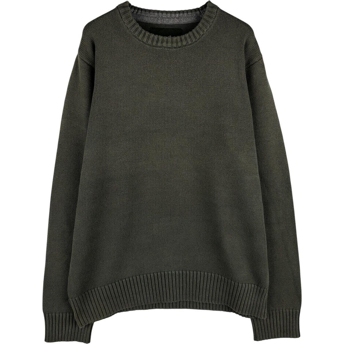 古着 エディーバウアー Eddie Bauer コットンニットセーター メンズM相当 /eaa472063_画像1