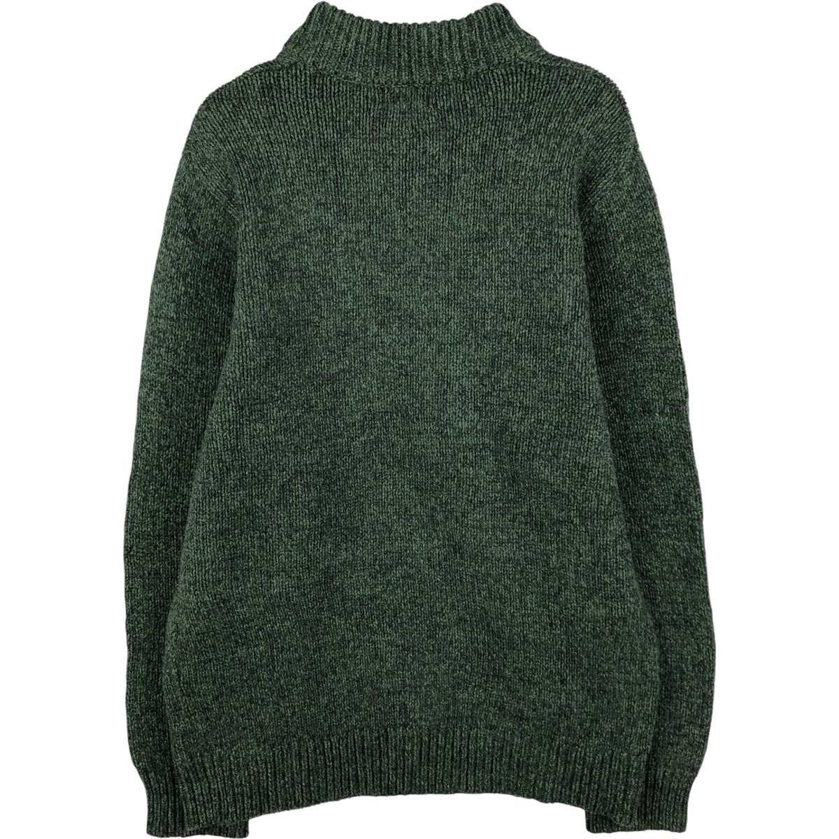 古着 90~00年代 エルエルビーン L.L.Bean ヘンリーネック ラムウールニットセーター メンズM相当 ヴィンテージ /eaa593547_画像2