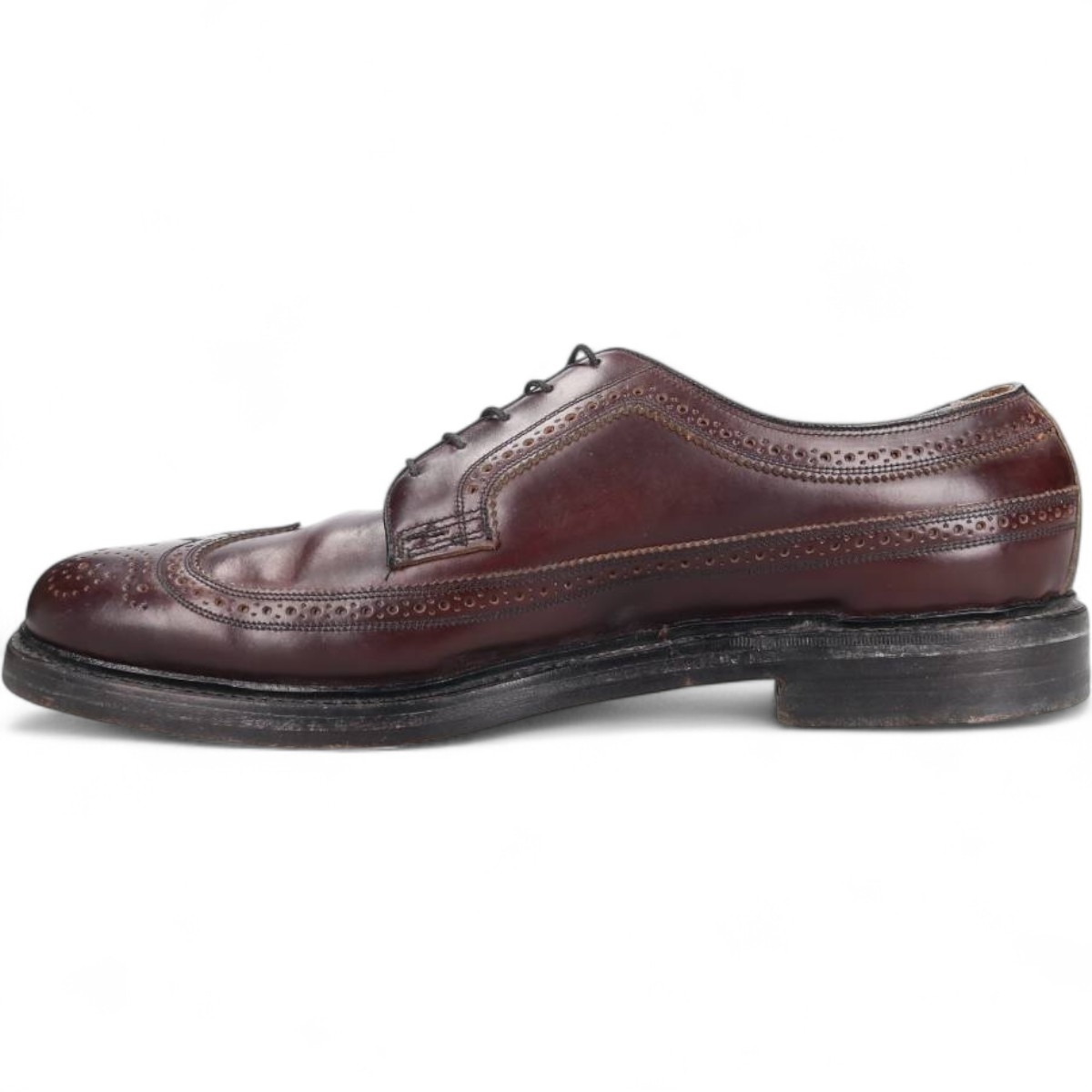 古着 70年代 フローシャイム インペリアル フルブローグ Vクリート コードバン ウイングチップシューズ メンズ28.5cm相当 /svb001115_画像7