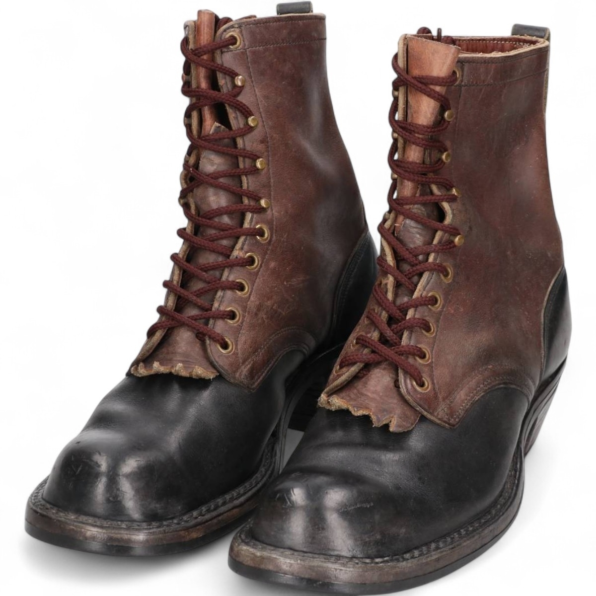  б/у одежда ho waitsuWHITE'S стеганый язык двухцветный steel turoga- ботинки 10 1/2F мужской 28.5cm соответствует /svb001019