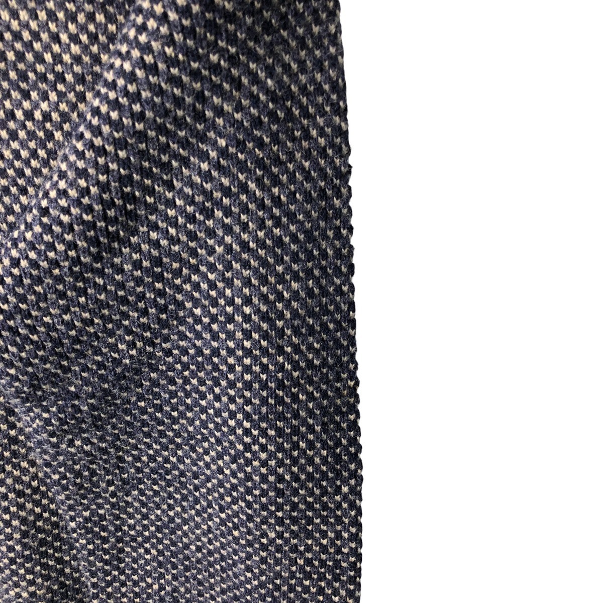 古着 エディーバウアー Eddie Bauer バーズアイ柄 ウールニットセーター メンズM相当 /eaa591433_画像4