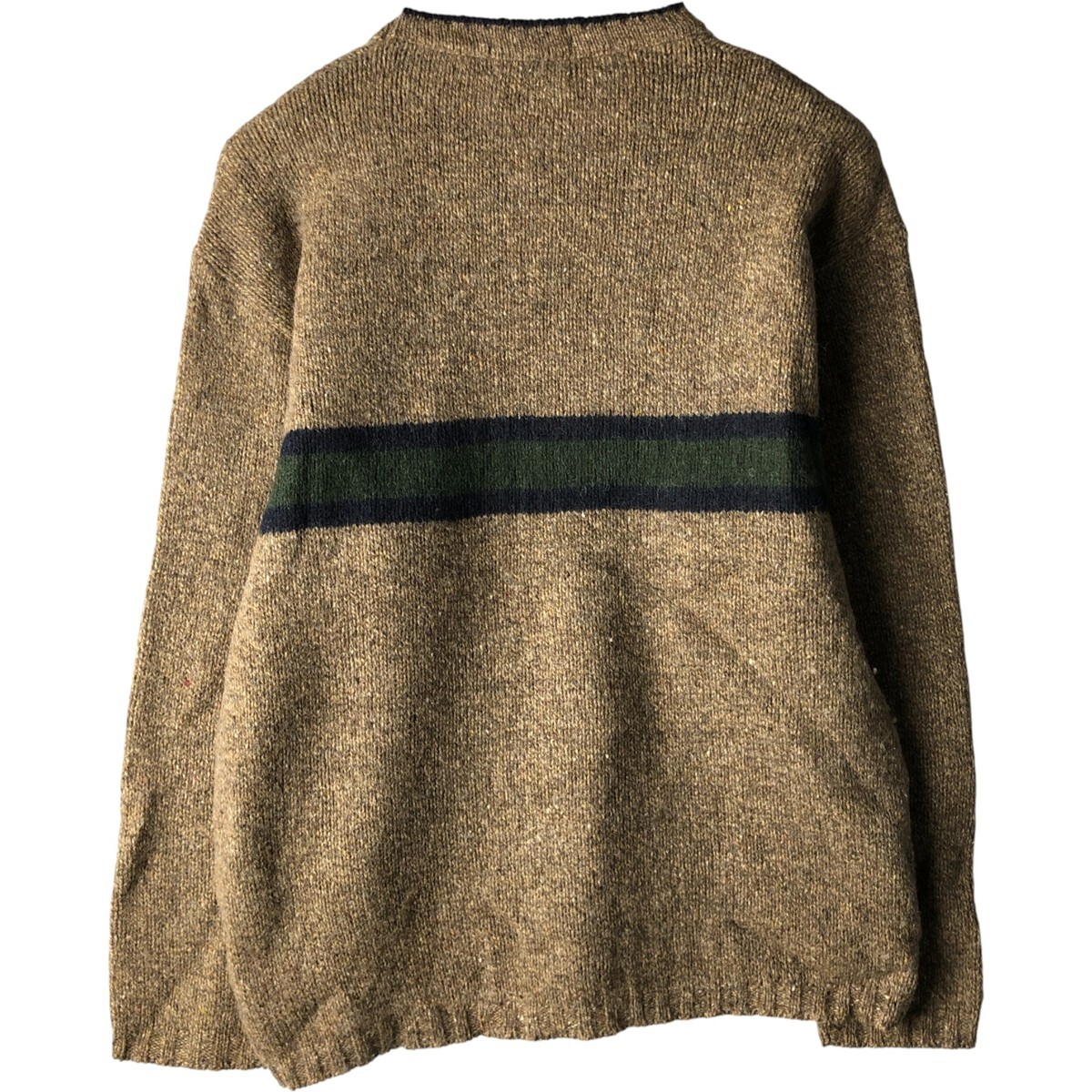 古着 90年代 エディーバウアー Eddie Bauer Vネック ウールニットセーター USA製 メンズM相当 ヴィンテージ /eaa593351_画像2