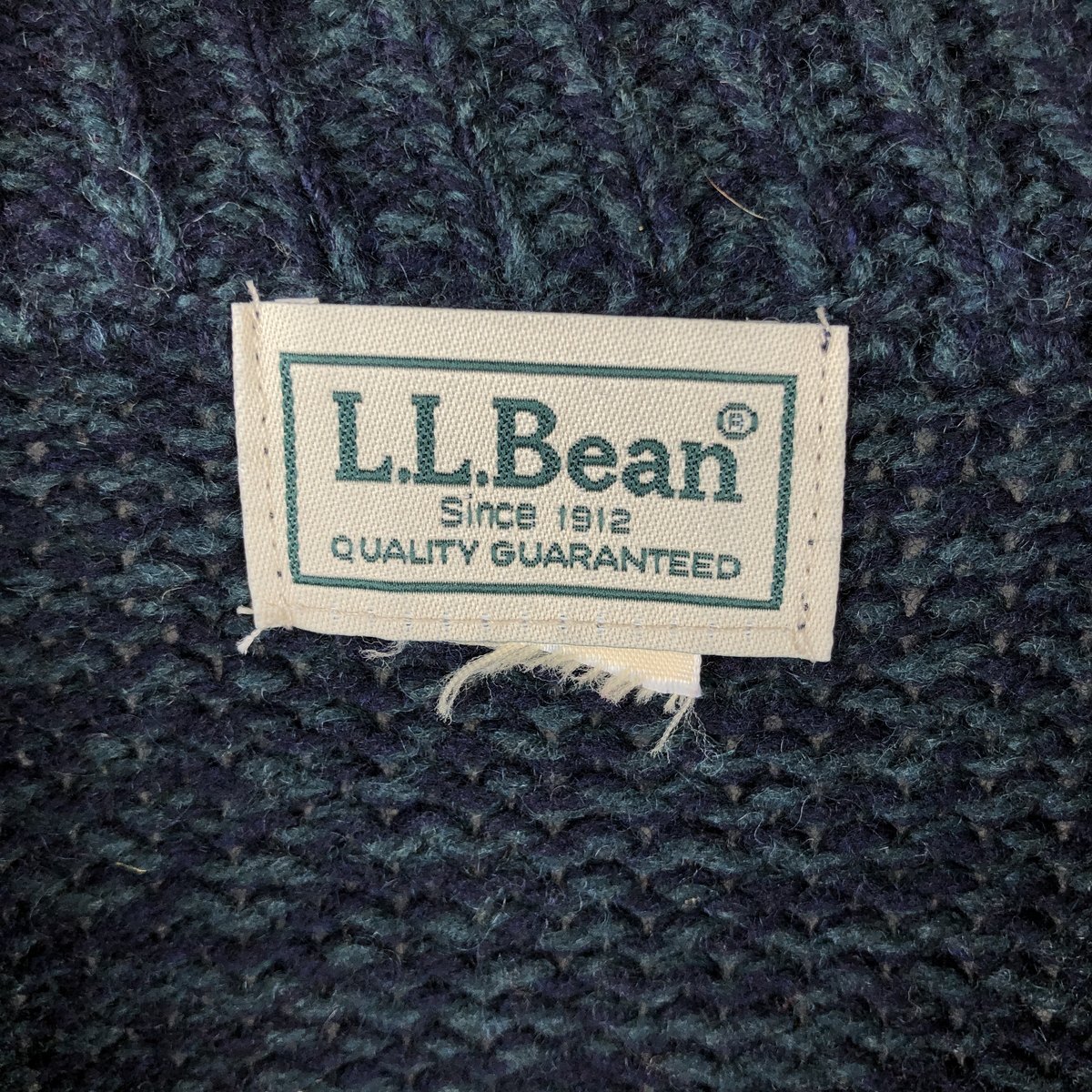 古着 エルエルビーン L.L.Bean ウールニットセーター メンズM相当 ヴィンテージ /eaa600827_画像3