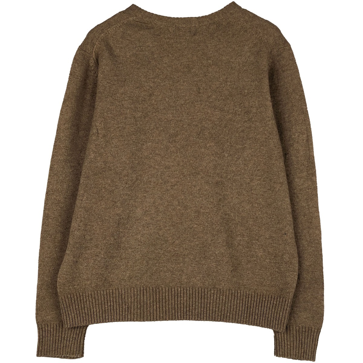 古着 90年代~ エルエルビーン L.L.Bean Vネック ラムウールニットセーター メンズM相当 ヴィンテージ /eaa601222_画像2