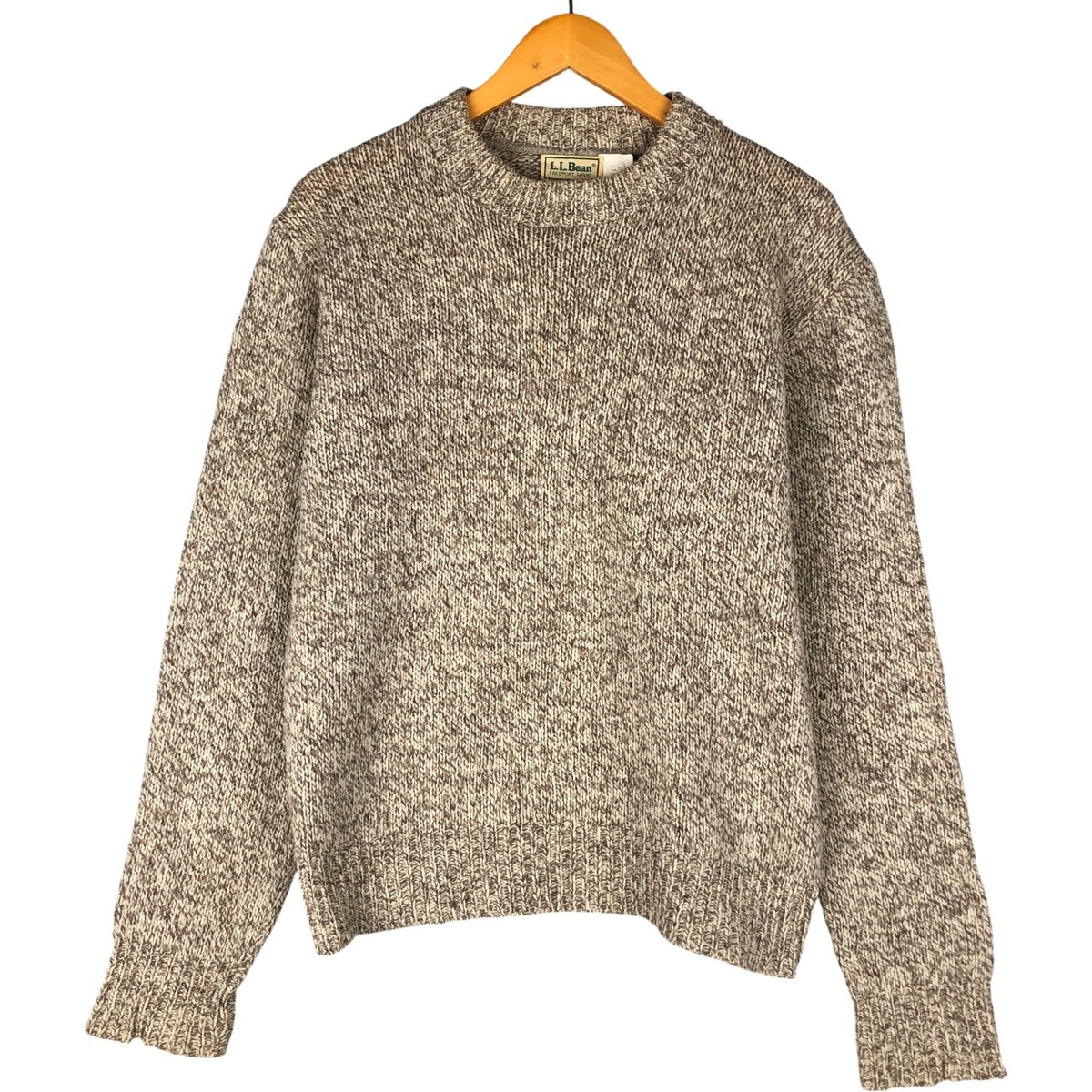 古着 80年代 エルエルビーン L.L.Bean ラムウールニットセーター メンズM相当 ヴィンテージ /eaa601216_画像1