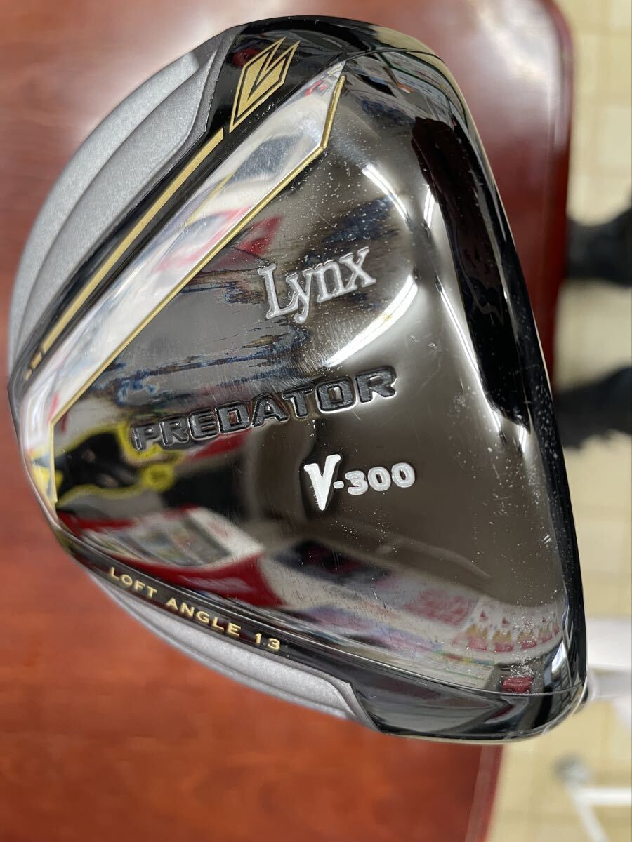 Lynx(リンクス)・PREDATOR(プレデター)V300 ミニドライバー 13度 フレックス・SR 43.5インチ ドライバー フェアウェイウッド 日本製_画像3