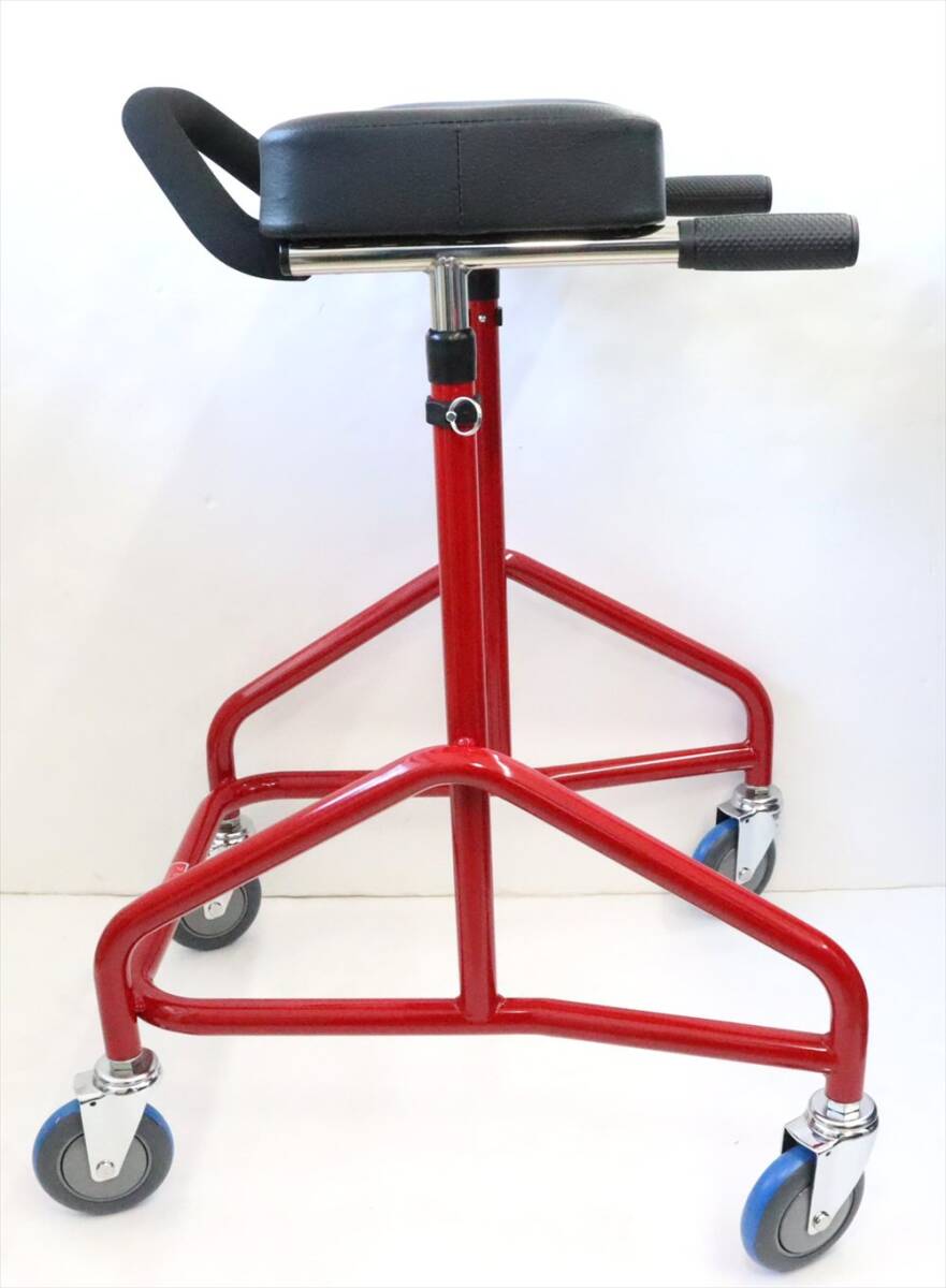 [ не использовался ]aruko- тонкий ходунки приспособление для ходьбы 4 колесо звезда свет медицинская помощь контейнер завод высота настройка есть уход для помещений A5471