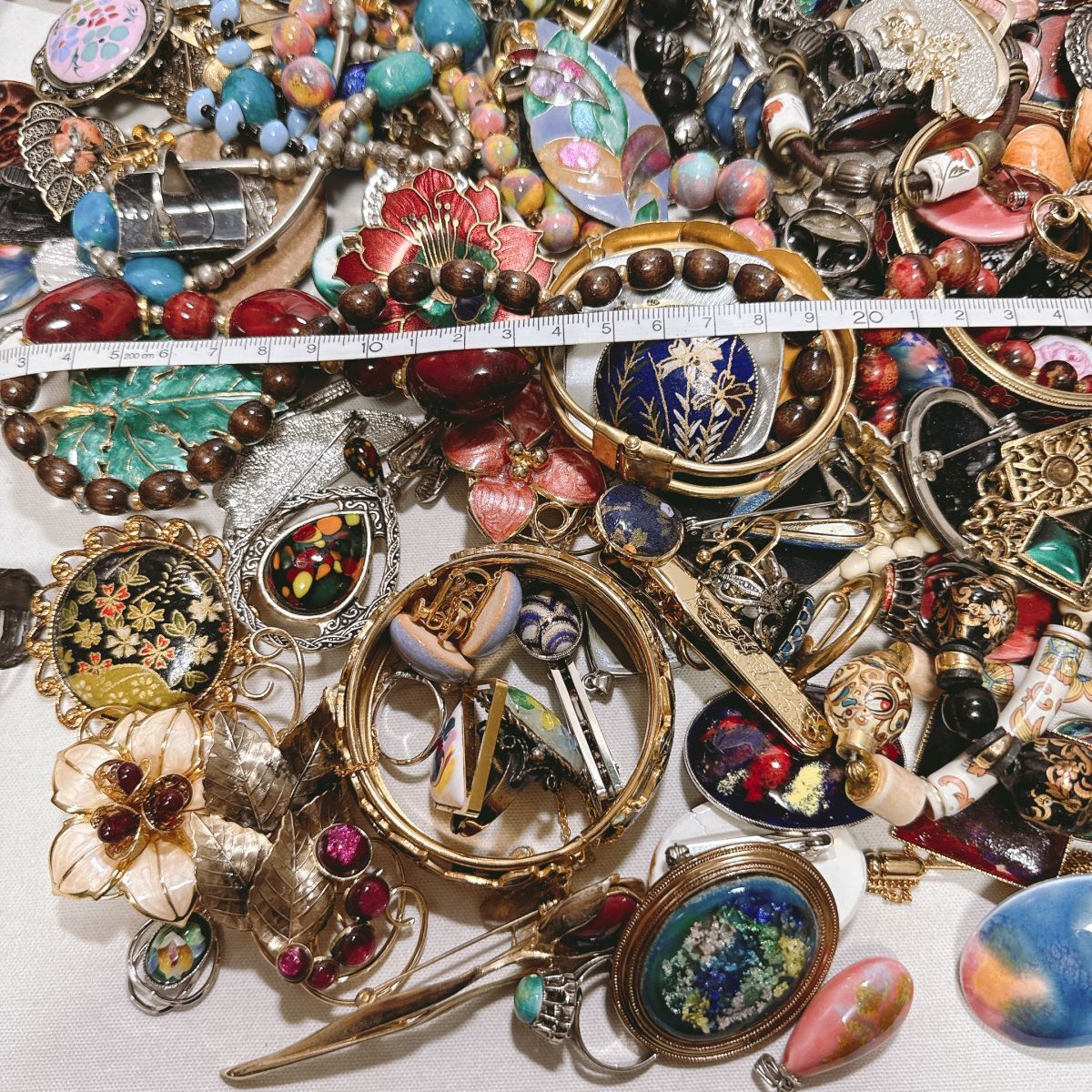 ED 7 сокровищ . Kutani керамика традиция прикладное искусство аксессуары много примерно 4700g 4.7kg суммировать колье кольцо брошь серьги подвеска браслет и т.п. 