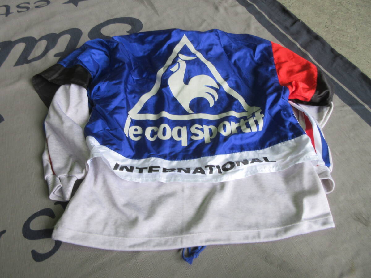 le coq sportif フード付 上着 サイズL★D-22_画像2