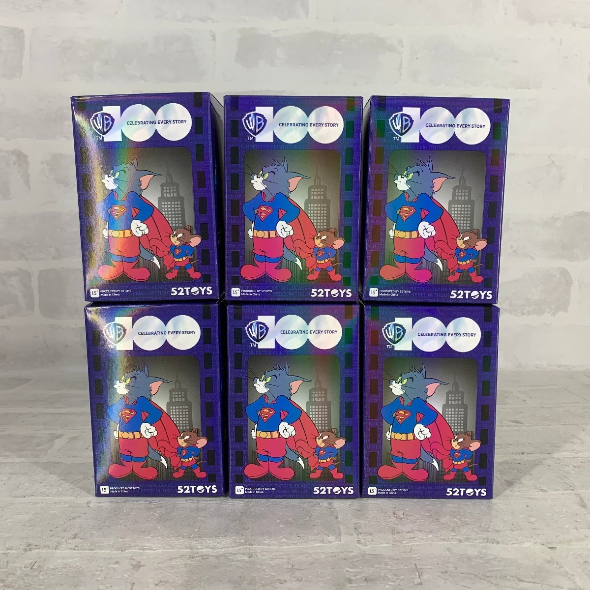 52TOYS Tom . Jerry wa-na-* Brothers 100 anniversary commemoration si- Lee zBOX 6 шт
