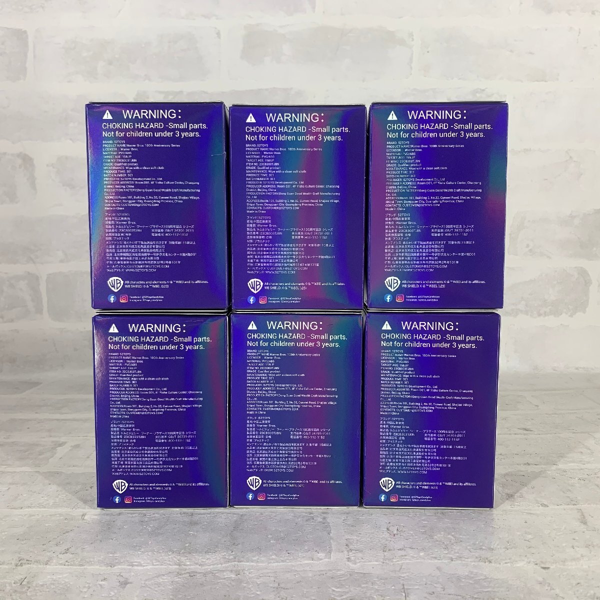 52TOYS Tom . Jerry wa-na-* Brothers 100 anniversary commemoration si- Lee zBOX 6 шт