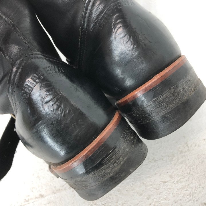 CHIPPEWA チペワ 91067 黒タグ CORDOVAN SHORT ENGINEER BOOTS コードバン ショート エンジニアブーツ SIZE: 9E ブラック MH632025102801_画像6