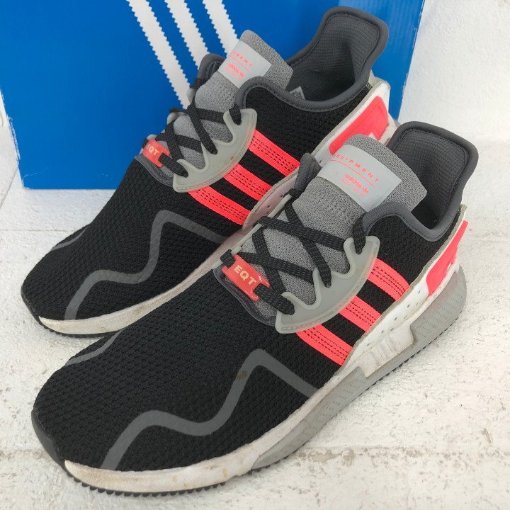 adidas Adidas коробка иметь EQT CUSHION ADVekip men to подушка AH2231 спортивные туфли SIZE: 28cm черный MH632025110406