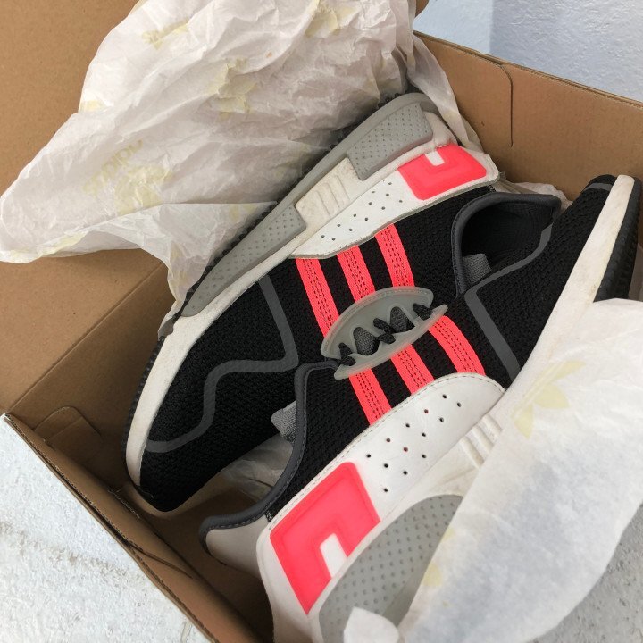 adidas Adidas коробка иметь EQT CUSHION ADVekip men to подушка AH2231 спортивные туфли SIZE: 28cm черный MH632025110406