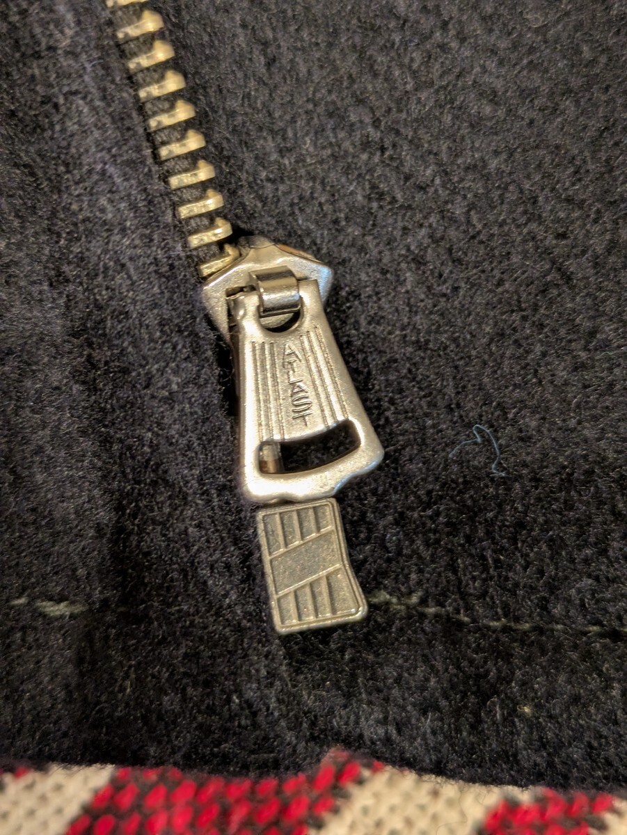 アットラスト size44 MELTON COSSACK JACKET メルトンコサックジャケット ネイビー ライダースジャケット AtLast＆Co ButcherProduct_画像5