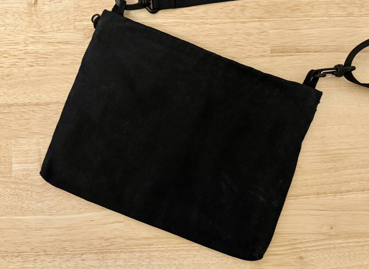 【1円スタート】みやがわスポーツ サコッシュ 黒 ロゴ入り 非売品 希少 1点モノ!_画像3