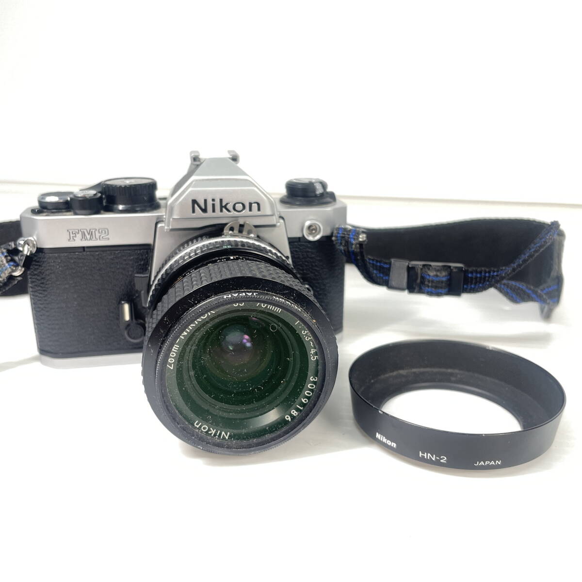 2511M1608 Nikon Nikon пленочный фотоаппарат New FM2 серебряный корпус / линзы Zoom-NIKKOR 35~70mm 1:3.3~4.5 электризация проверка settled 