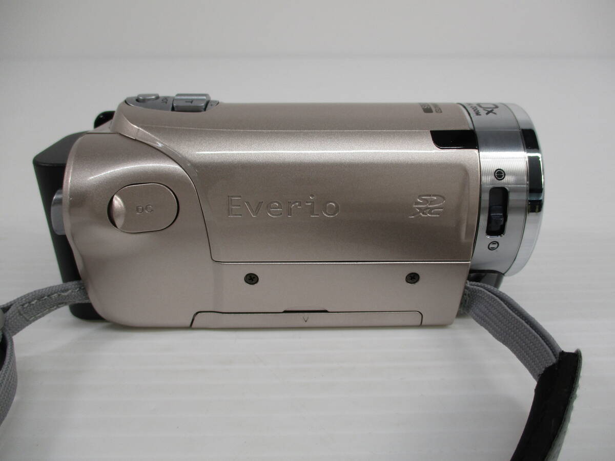 2511M1214 JVCケンウッド Everio エブリオ ハイビジョンメモリームービー GZ-E117 ビデオカメラ 通電確認済 箱付_画像5
