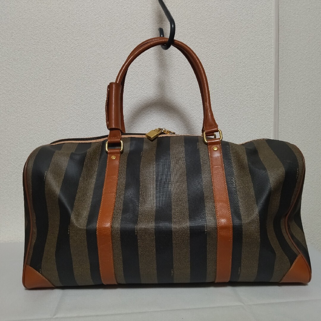 Fendi pe can рисунок 2way сумка "Boston bag" путешествие для сумка