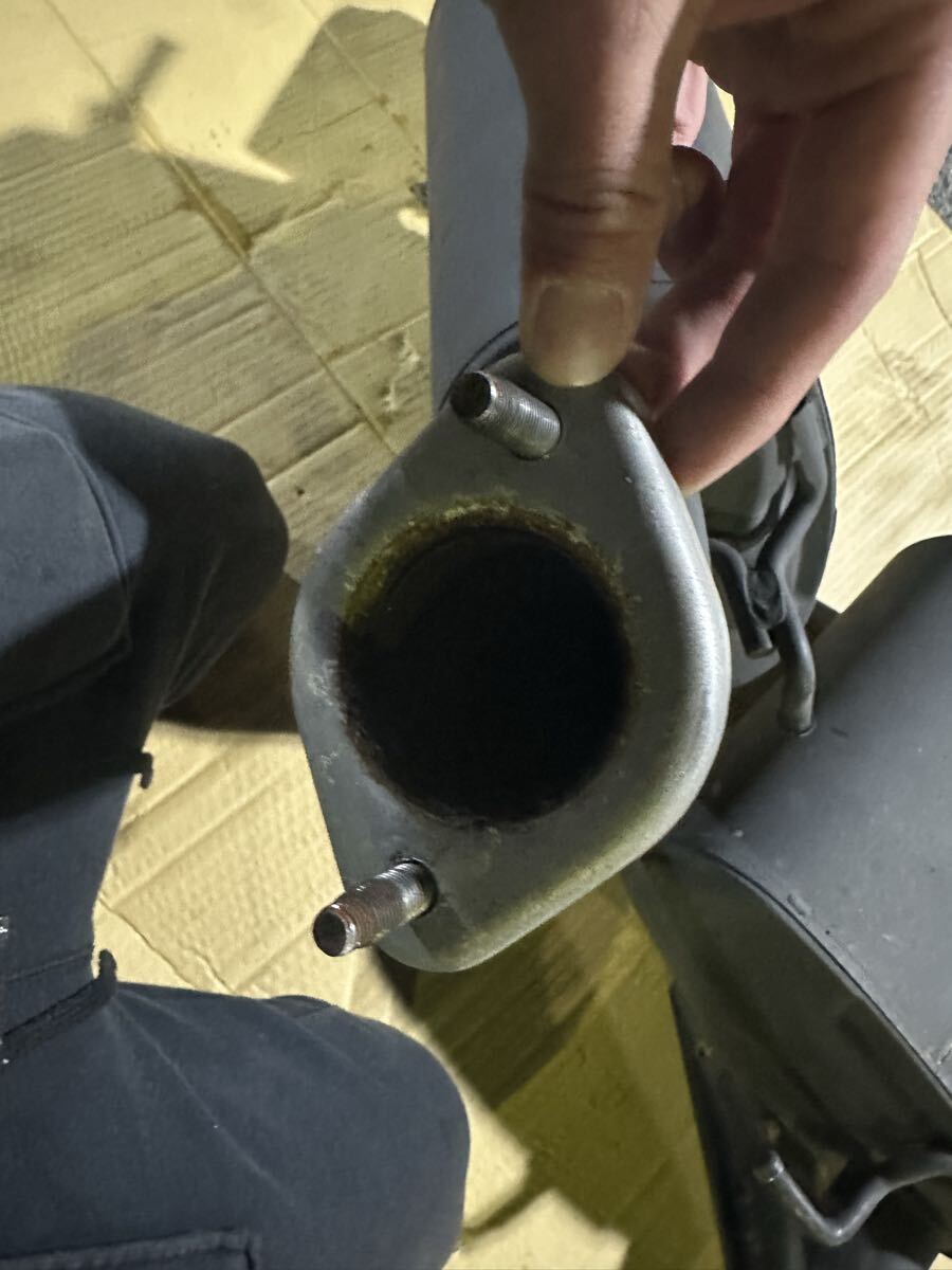 日産　フーガハイブリット　DAA-HY51 純正　マフラーリア _画像5