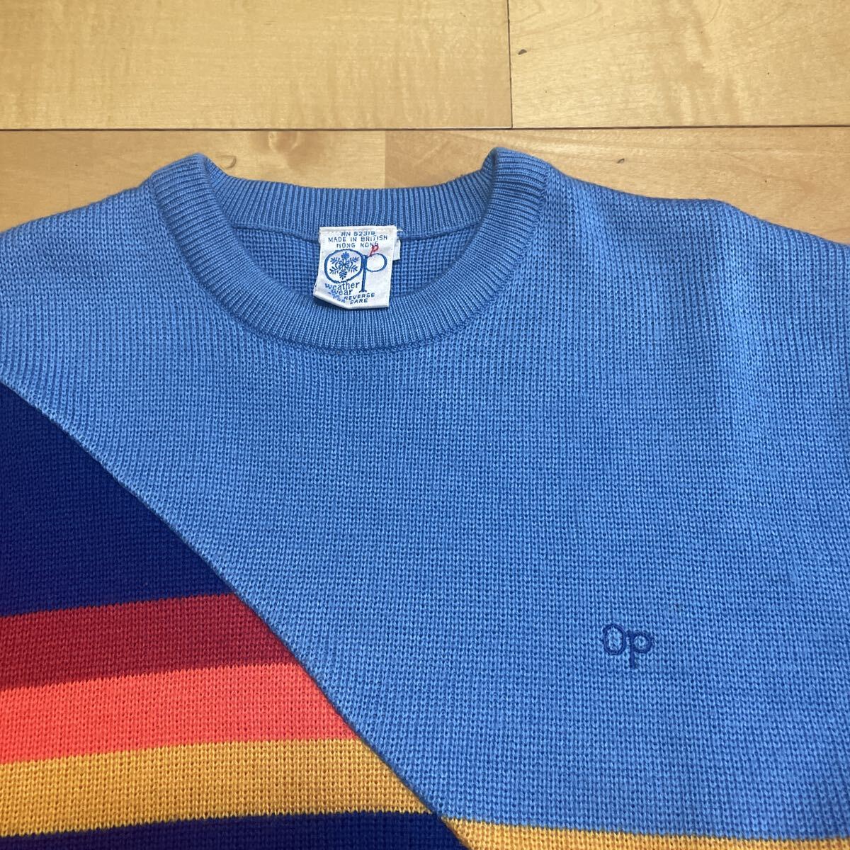 70s ヴィンテージ Ocean Pacific スノータグ オールドサーフ ニット セーター_画像7