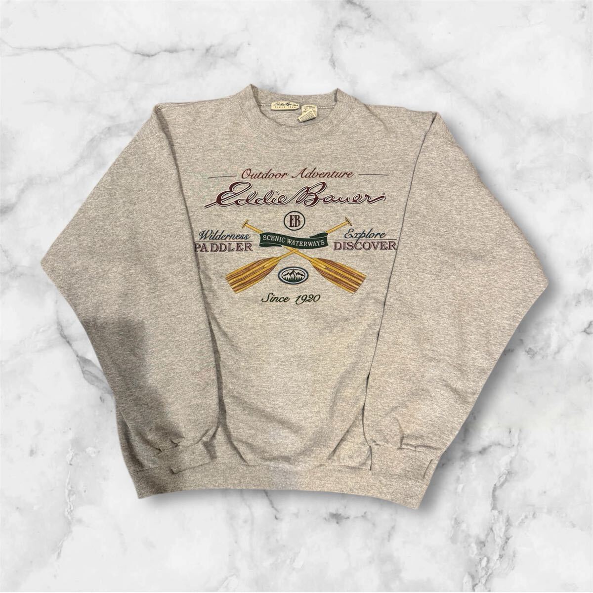 エディー・バウアー スウェット トレーナー ヴィンテージ USA製 古着　Eddie Bauer_画像1