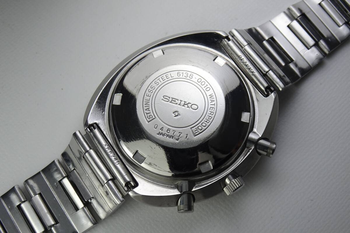 【名機 6138搭載】セイコー 5スポーツ スピードタイマー 6138-0010 21石 自動巻 クロノグラフ 1970年製　G0201_画像2