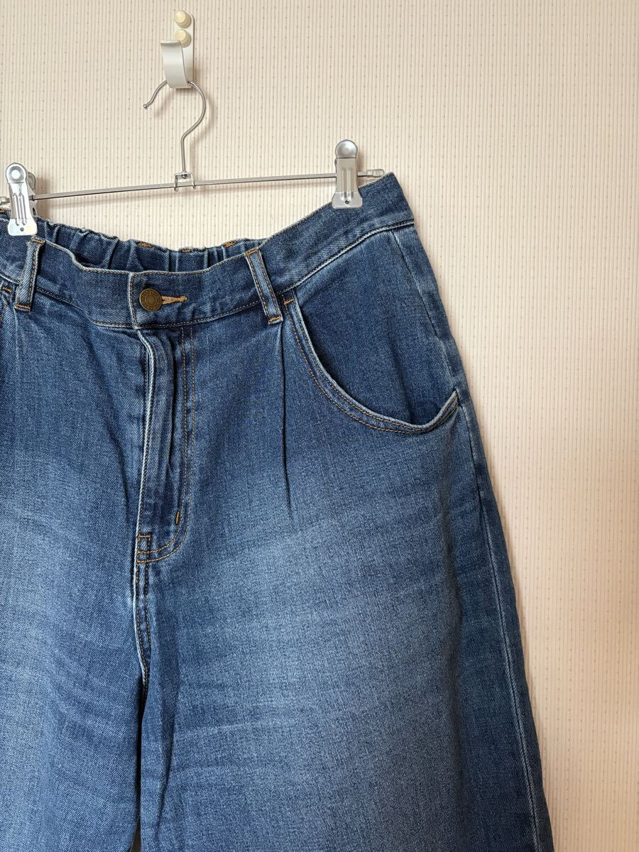 1 раз надеты прекрасный товар * Frapbois FRAPBOIS конический джинсы *ji- хлеб Denim брюки * размер 2