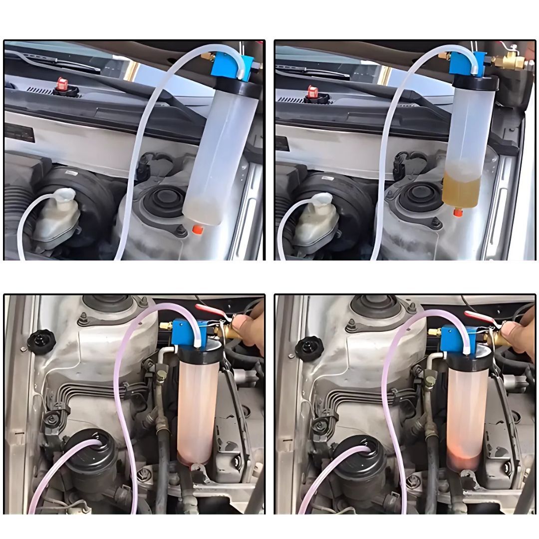 ブレーキフルードチェンジャー ブレーキオイル交換 エア抜き 自動車 バイク 整備 廃油交換_画像2