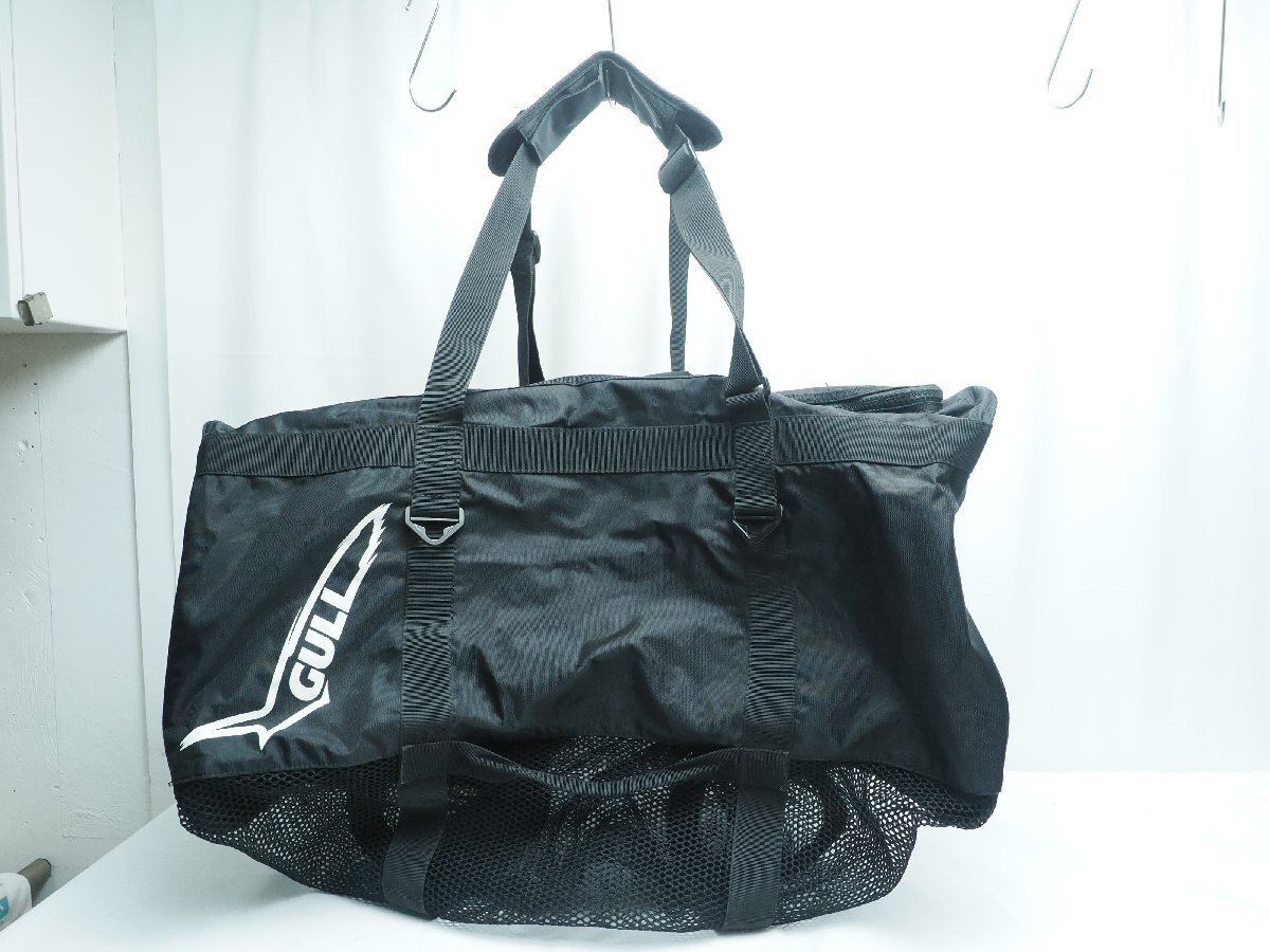 GULL ガル メッシュバッグ サイズ:W68cmH34cmD38cm カラー:ブラック スキューバダイビング用品 [3F-65045]_画像1