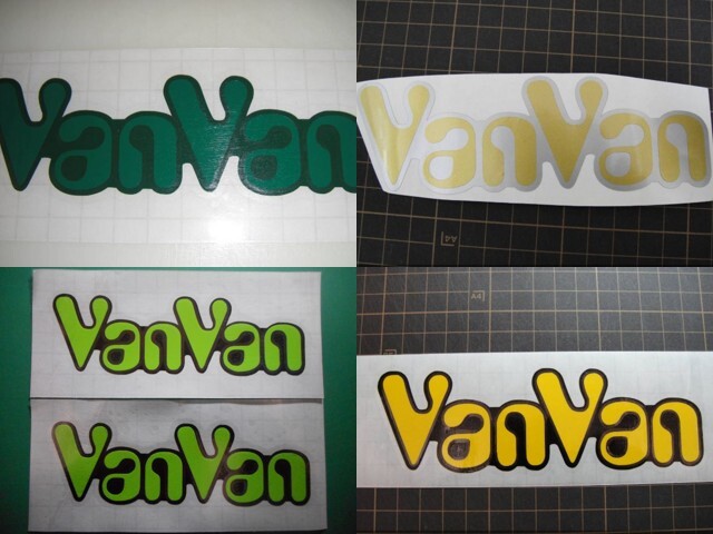 VanVan van van RV50 RV75 RV90 RV125 стикер переводная картинка наклейка высококлассный наружный атмосферостойкий 6 год накладывающийся приклеивание делать. изготовление другой цвет другой размер соответствует возможность