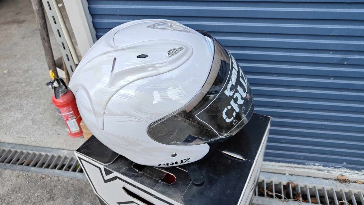 ROW CRUZ новый товар шлем XL жемчужно-белый хранение товар белый 