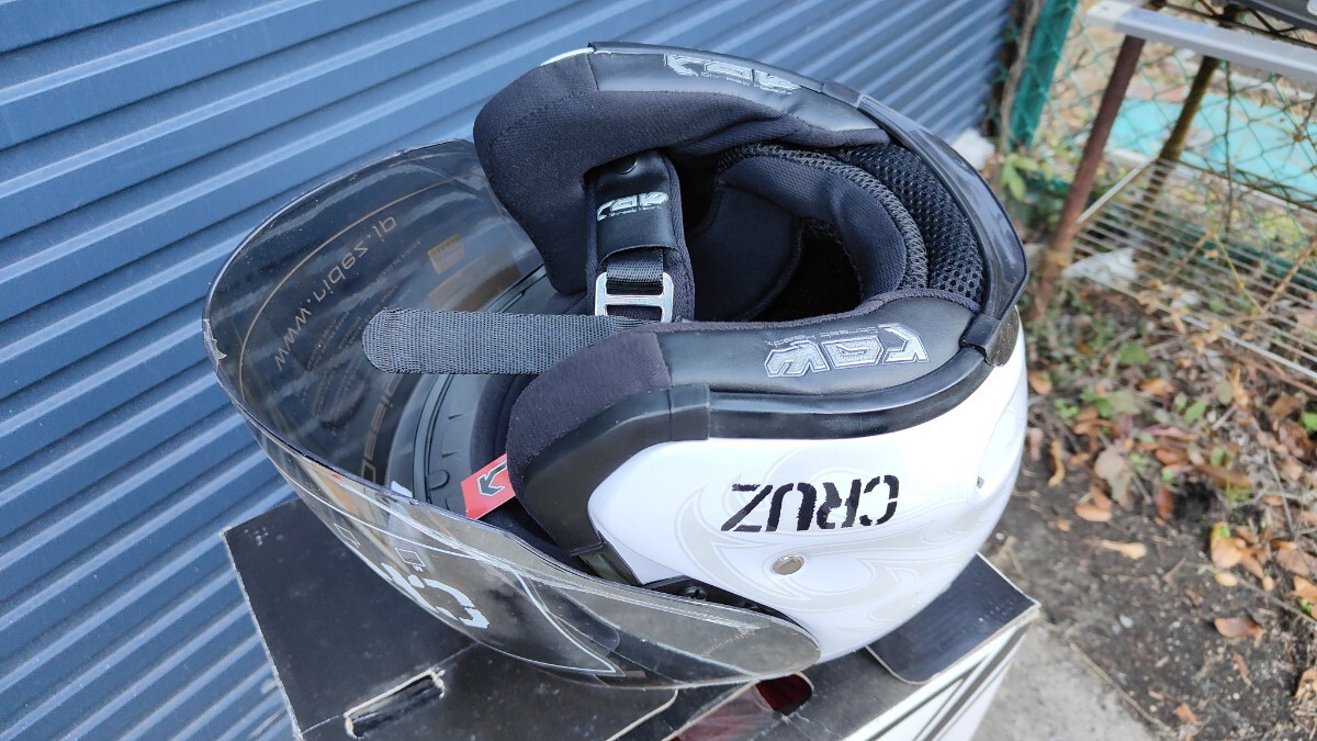 ROW CRUZ новый товар шлем XL жемчужно-белый хранение товар белый 