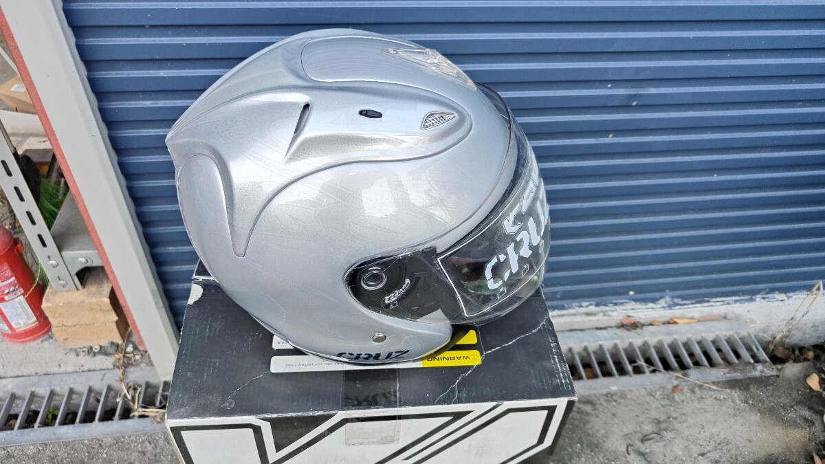 ROW CRUZ новый товар шлем серебряный XXL хранение товар 