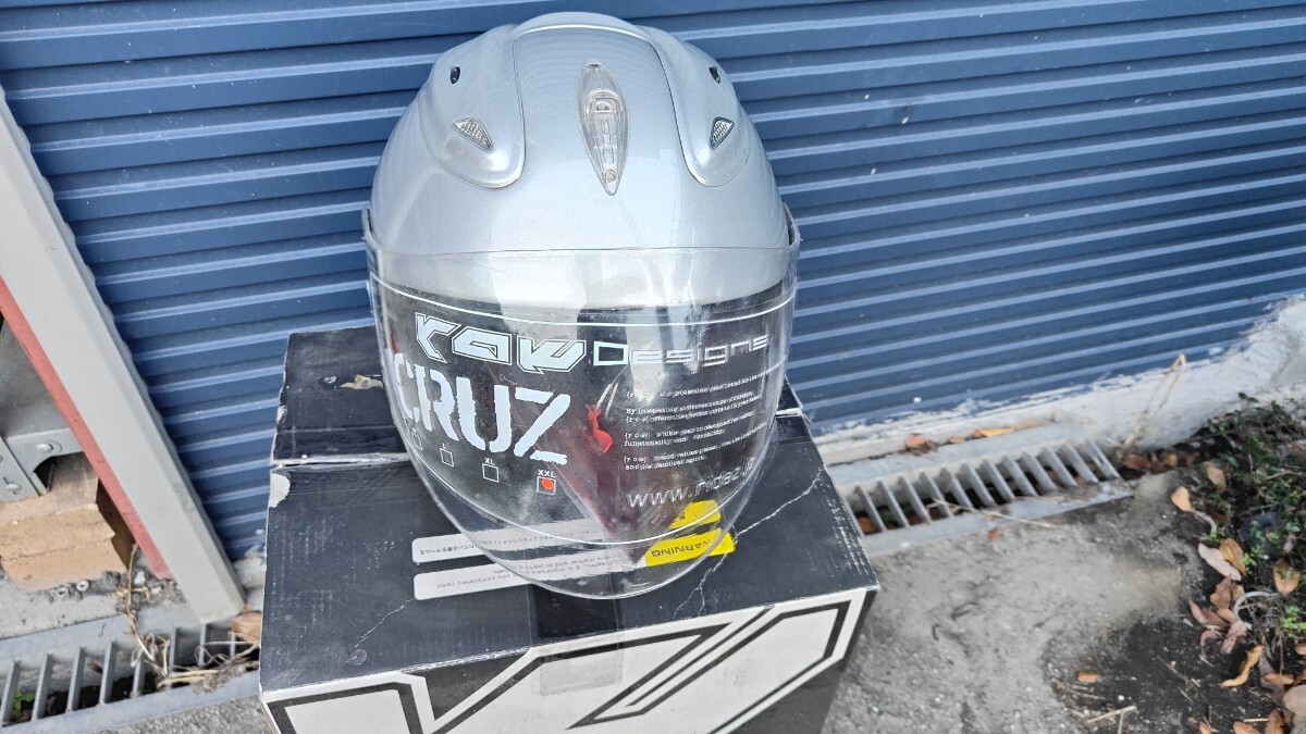 ROW CRUZ новый товар шлем серебряный XXL хранение товар 