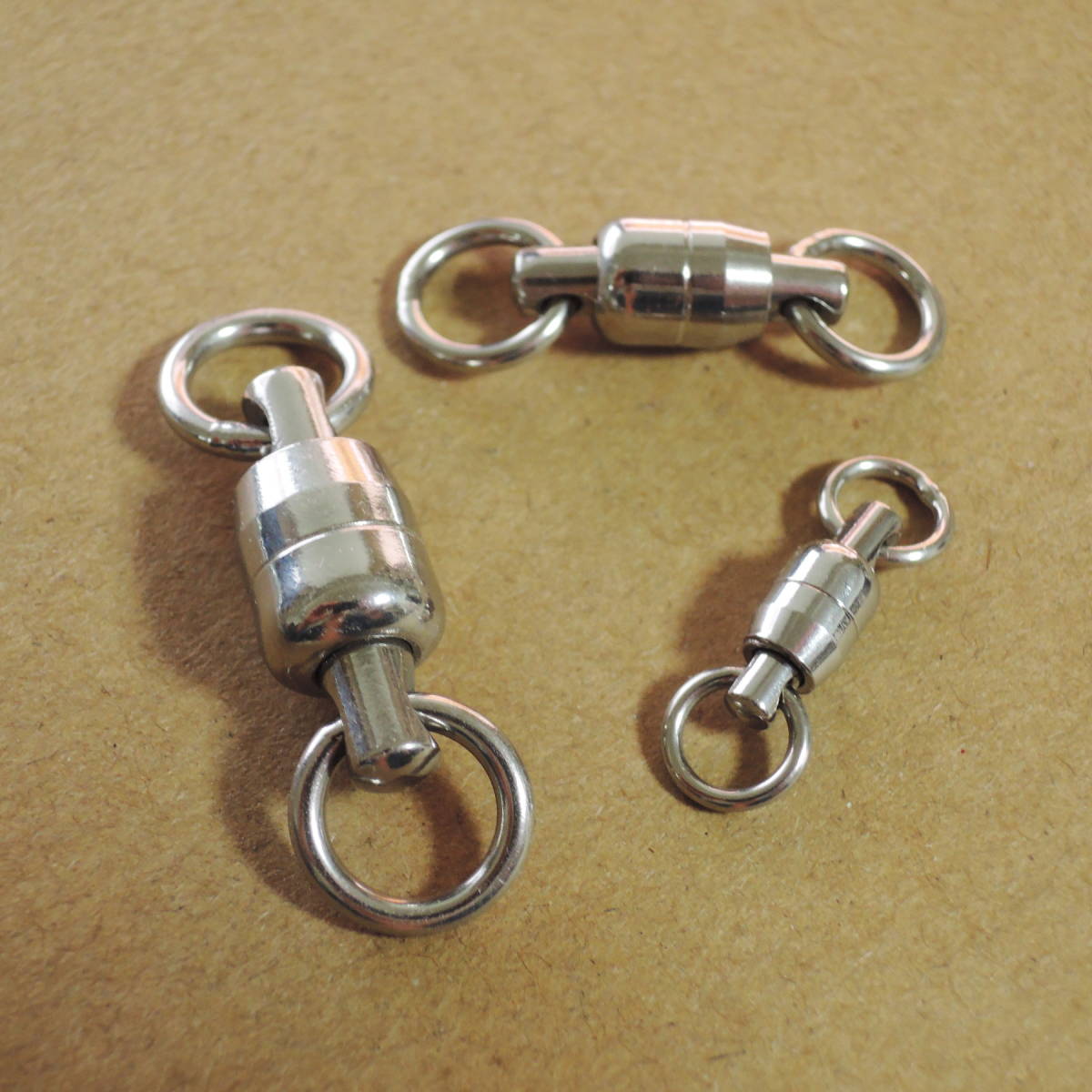 強化型【中型】大物ジギングHDダブル・ボールベアリングスイベル 10個_画像4