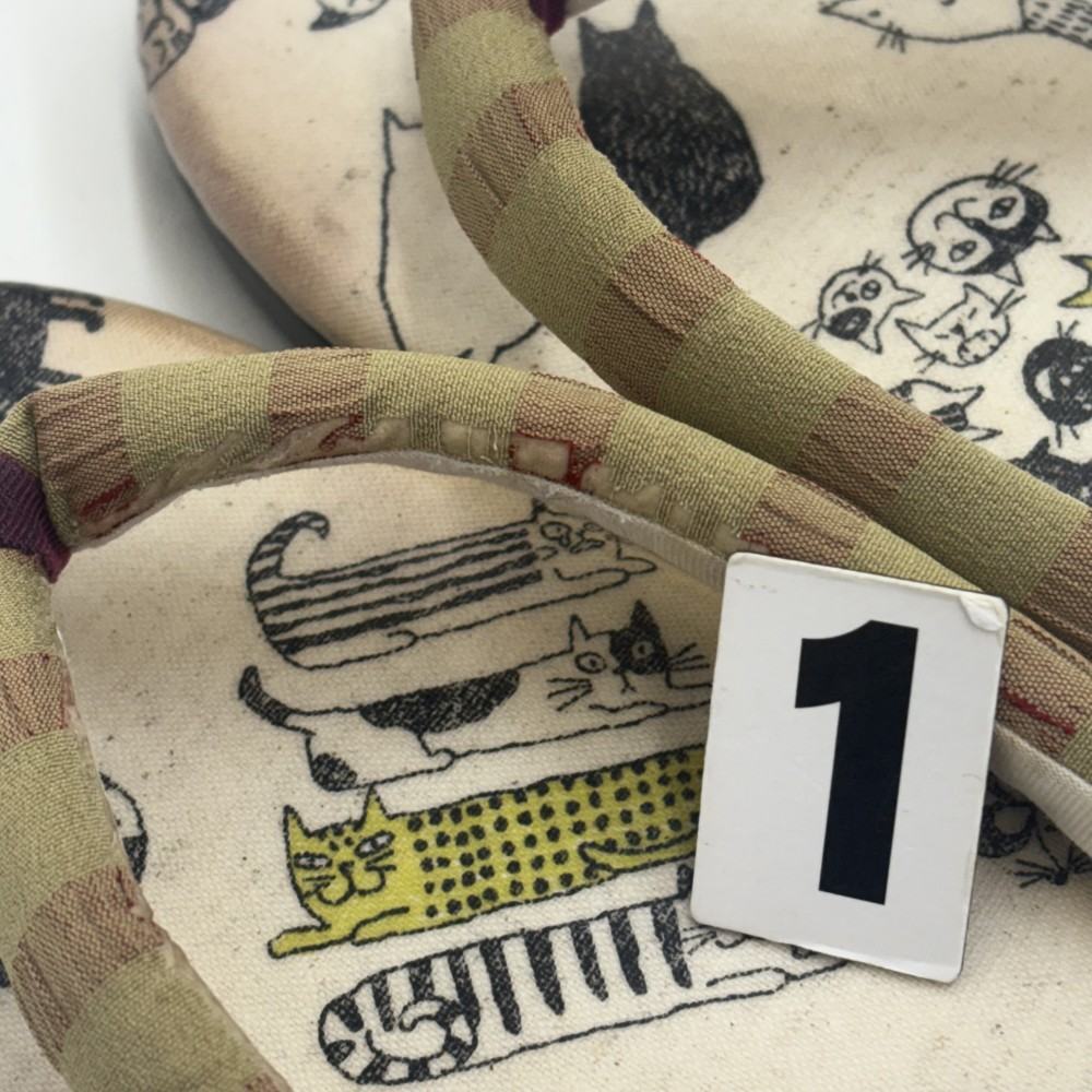 1円 草履 ウレタン草履 カジュアル L寸 猫 和装小物 着物 同梱可 【着物ひととき】 50911_画像5