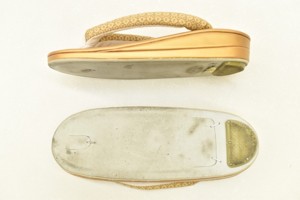 1円 草履 2点 ウレタン カジュアル L寸 お洒落 着物 和装小物 同梱可 【着物ひととき】 50925_画像8