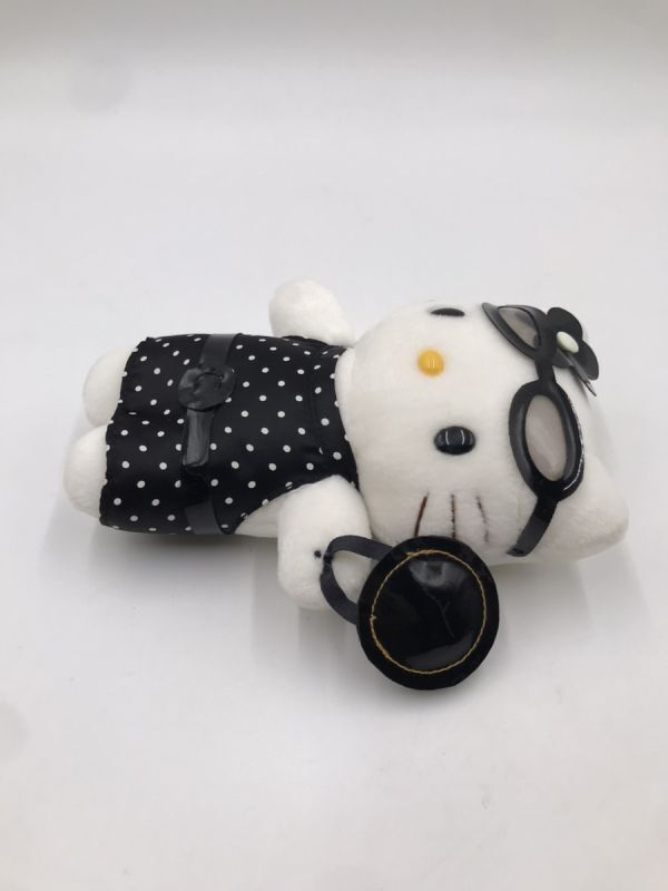 レトロ　SANRIO ハローキティ　おめかしキティちゃん　 　ぬいぐるみ　中古美品　エイコー　中古美品 #bf-5605_画像2