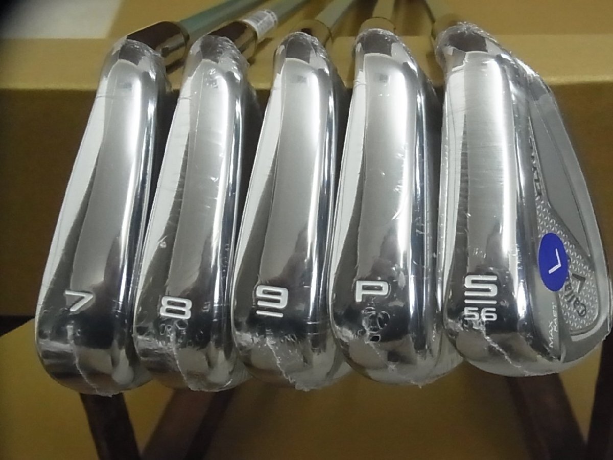 【新品】 キャロウェイ エリート 2025 ELYTE MAX FAST　LIN・Q for Callaway (40L) #7~SW 5本組 ￥148,500_画像2