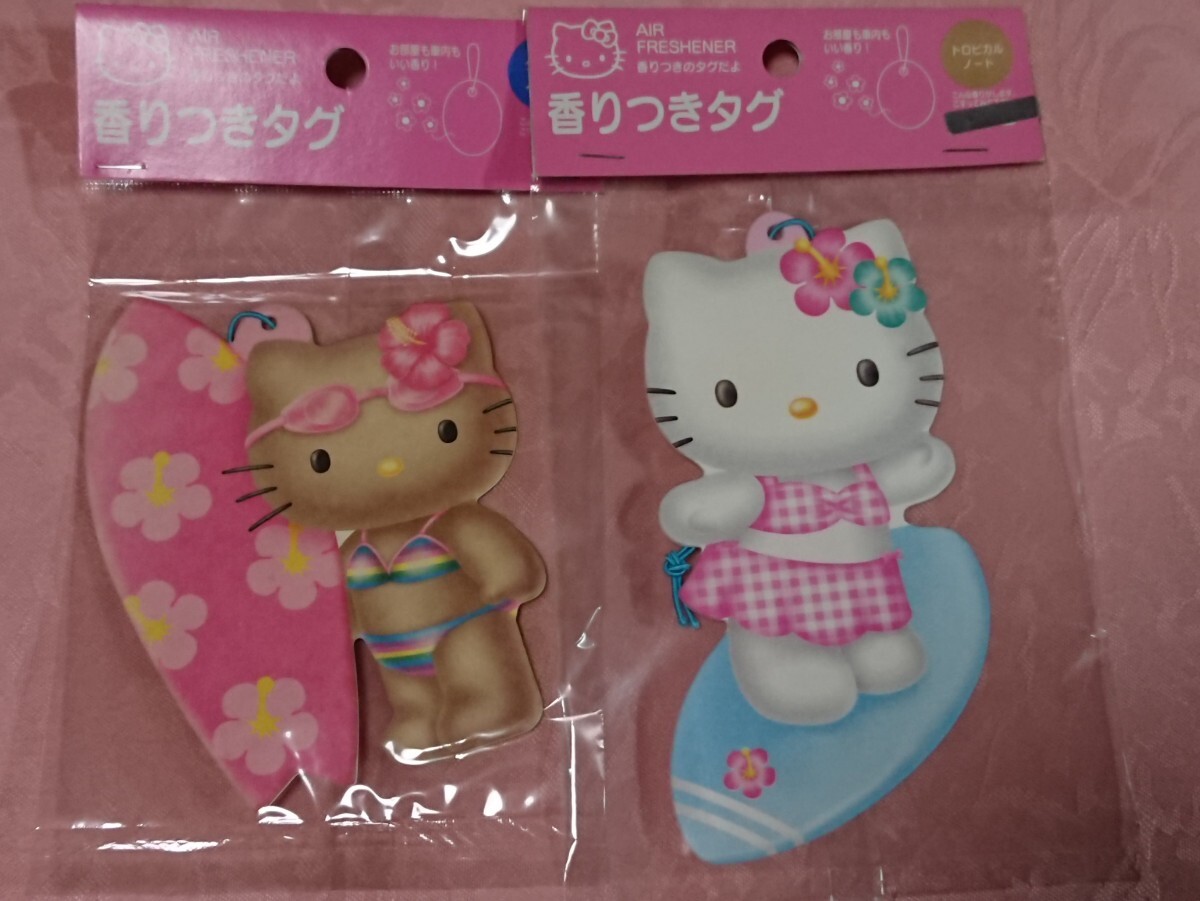 ハローキティ サンリオ HELLO KITTY 激レア 2001年〜2002年 日焼けキティ ギャルキティ タグ 未開封_画像1